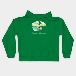 Proud Yooper - Made In Michigan Kids Hoodie